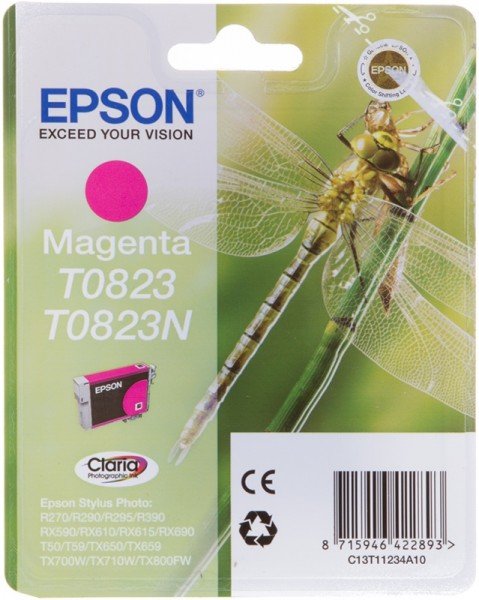 

Картридж Струйный EPSON StPhoto R270/ R290, magenta, 7,5мл (C13T11234A10)