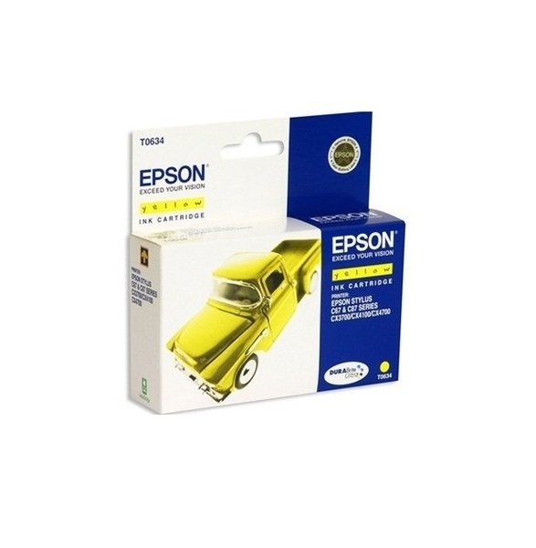 

Картридж Струйный EPSON StC67/ C87, CX3700/ 4100/ 4700 yellow (C13T06344A10)