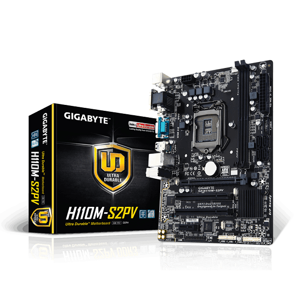 

Материнская плата GIGABYTE GA-H110M-S2PV