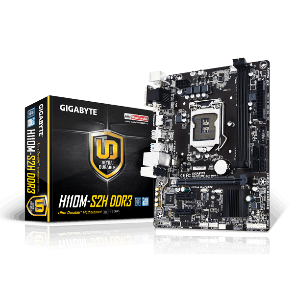 Материнская плата GIGABYTE GA-H110M-S2H_DDR3 – купить в Киеве | цена и ...