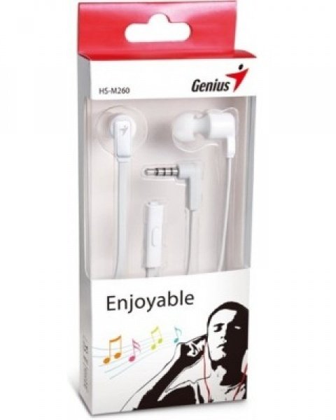 

Наушники Genius HS-M260 Mic White