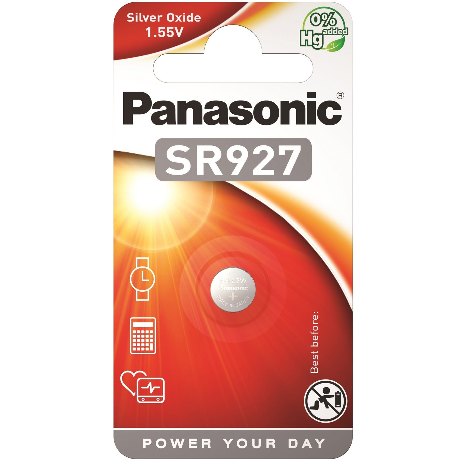 Батарейка Panasonic SR927 * 1 Silver Oxide (SR-927EL / 1B) (1517215)