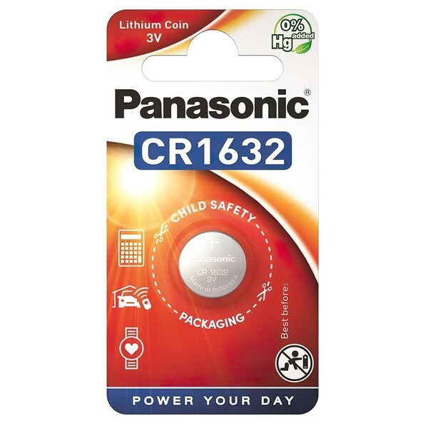 Акція на Батарейка Panasonic CR 1632 BLI 1 Lithium (CR-1632EL/1B) від MOYO