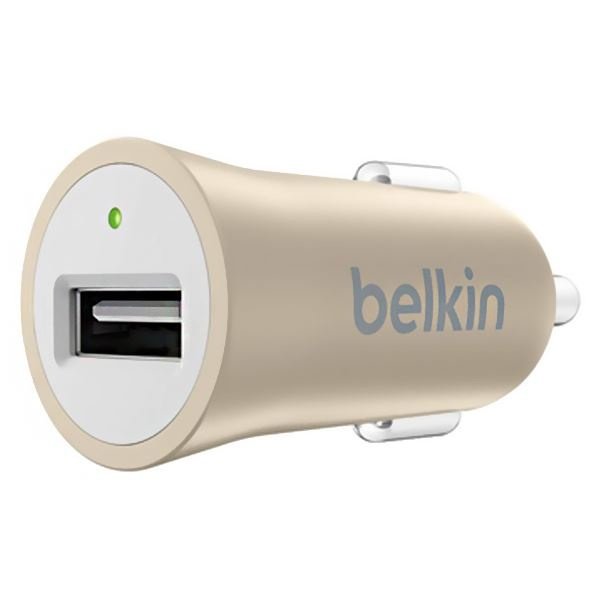 

Автомобильное зарядное устройство Belkin Mixit Premium 2.4A Gold