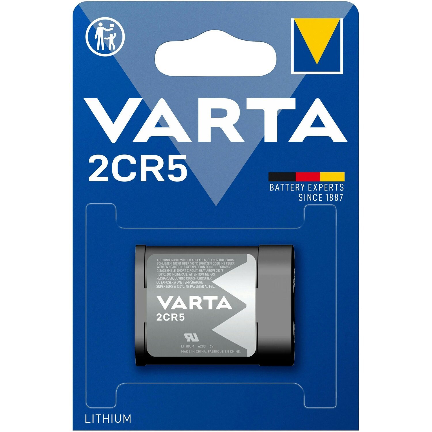 Батарейка Varta 2CR5 PHOTO LITHIUM (06203301401) (1408162)