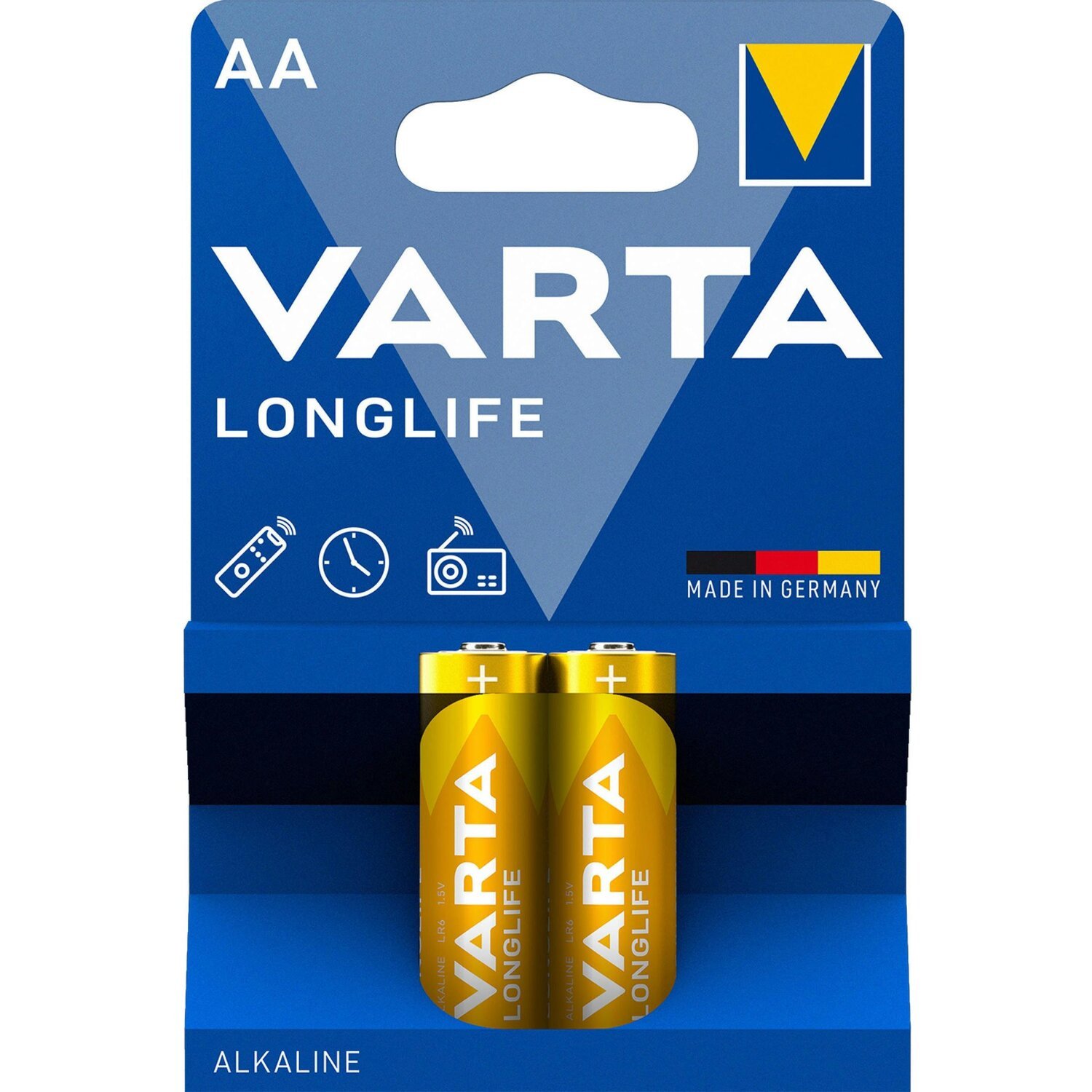 Батарейка Varta AA Longlife LR6 * 2 (04106101412) (1166037)