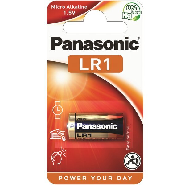 Акция на Батарейка Panasonic LR1 BLI 1 Alkaline (LR1L/1BE) от MOYO