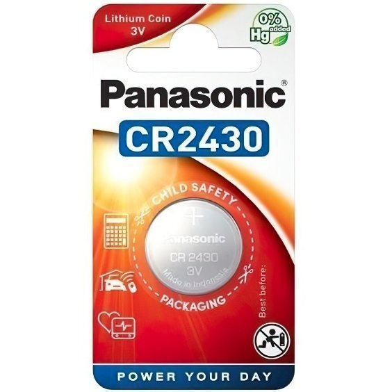 Акция на Батарейка Panasonic CR 2430 BLI 1 Lithium (CR-2430EL/1B) от MOYO