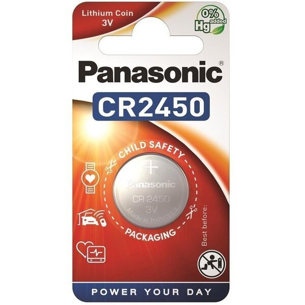 Акція на Батарейка Panasonic CR 2450 BLI 1 LITHIUM від MOYO