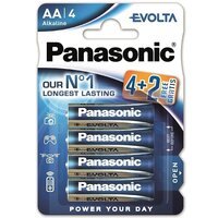 Батарейка Panasonic EVOLTA AA BLI (4+2) ALKALINE