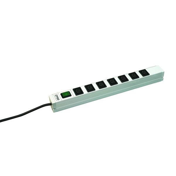 

Блок розеток ZPAS 19" 1U 7хС13, с индикатором, вилка С14