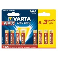 Батарейка VARTA MAX T. AAA BLI 8 (5+3) ALKALINE