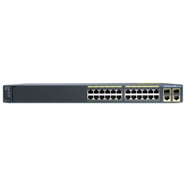 

Коммутатор Cisco Catalyst 2960 Plus 24 10/100 + 2 T/SFP LAN Lite (WS-C2960+24LC-S)