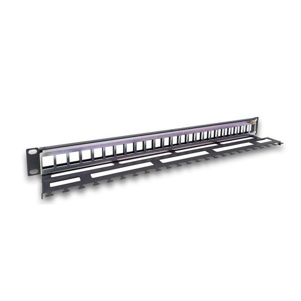 

Патч-панель Legrand RJ45, 19",1U, UTP, 24 порта с пластиковим органайзером, наборная, LINKEO (632791)