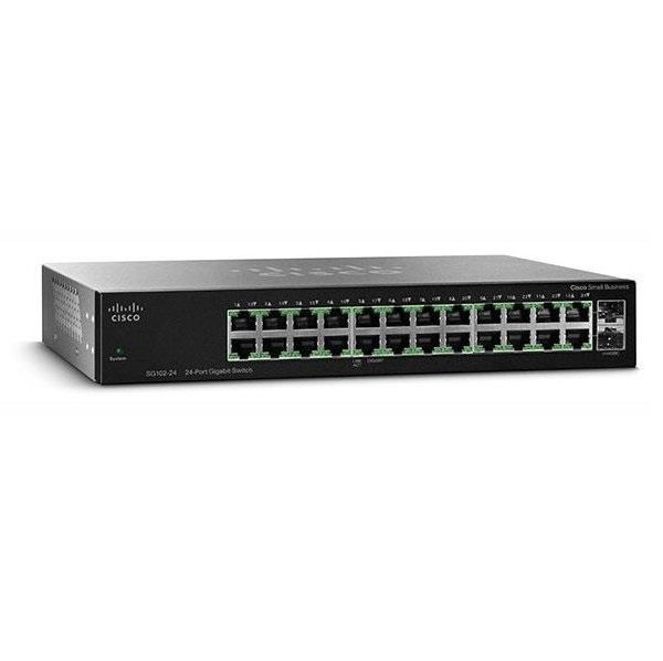 

Коммутатор Cisco SB SG112-24 Compact 24-Port Gigabit Switch (SG112-24-EU)