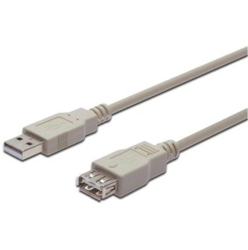 

Кабель USB (AM/AF) удлинитель ASSMANN 5.0м, white