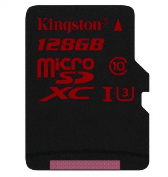 

Карта памяти Kingston microSDXC 128GB Class 10 UHS-I U3 R90/W80MB/s 4K