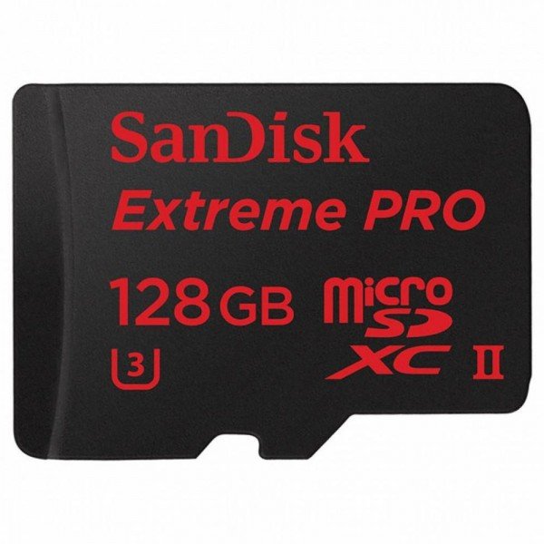 

Карта памяти Sandisk microSDXC 128GB UHS-II Extreme Pro R100MB/s + USB-адаптер