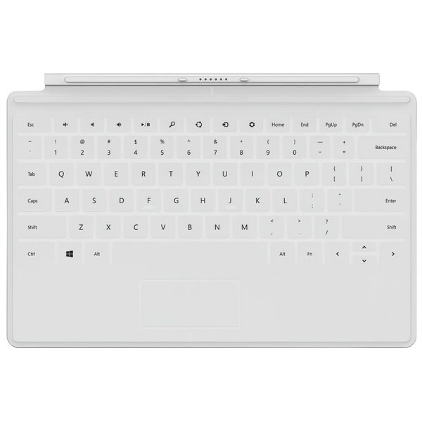 Акція на Чехол Microsoft Touch Cover c клавиатурой для планшета Surface, (White) від MOYO