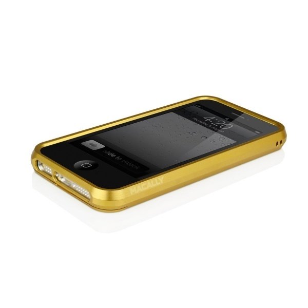 

Чехол Macally для iPhone 5/5S/SE Aluminium Frame Gold