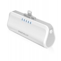 Портативний акумулятор Macally Portable Battery Charger with Lightning Connector 2600mAh White
