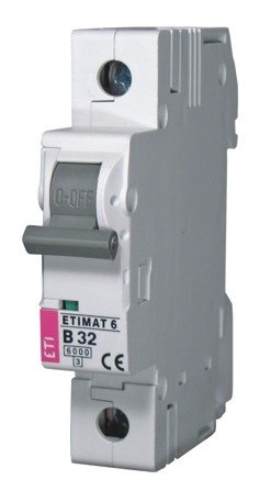 

Авт. выключатель ETI ETIMAT 6 1p С 32А