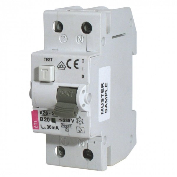 

Дифференциальный автомат ETI KZS-2M C 20/0,03 тип AC (10kA)
