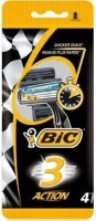 Набор бритв без сменных картриджей BIC Action 3 4 шт.