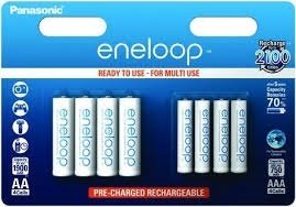

Аккумулятор Panasonic Eneloop AA 1900 mAh 4BP + AAA 750 mAh 4BP