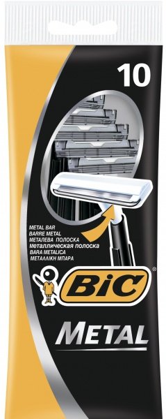Набір бритв без змінних картриджів BIC Metal 10 шт.
