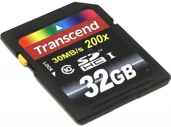 

Карта памяти TRANSCEND SDHC 32GB Class 10 R30 MB/s (TS32GSDHC10)