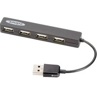 USB Хаб EDNET USB 2.0, Black (4 порта) (85040)