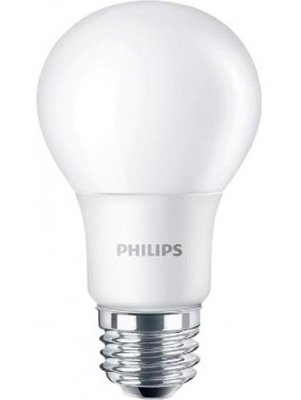 Акция на Лампа светодиодная Philips LEDBulb E27 6-50W 230V 3000K A60/PF (929001162007) от MOYO