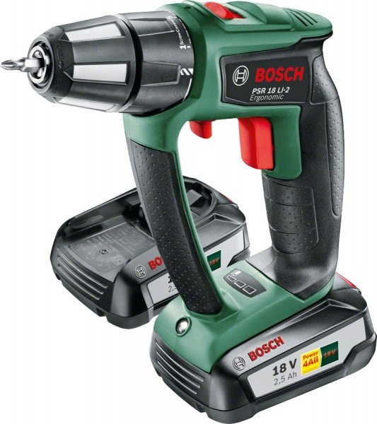 

Аккумуляторный шуруповерт Bosch PSR 18 LI-2 Ergonomic