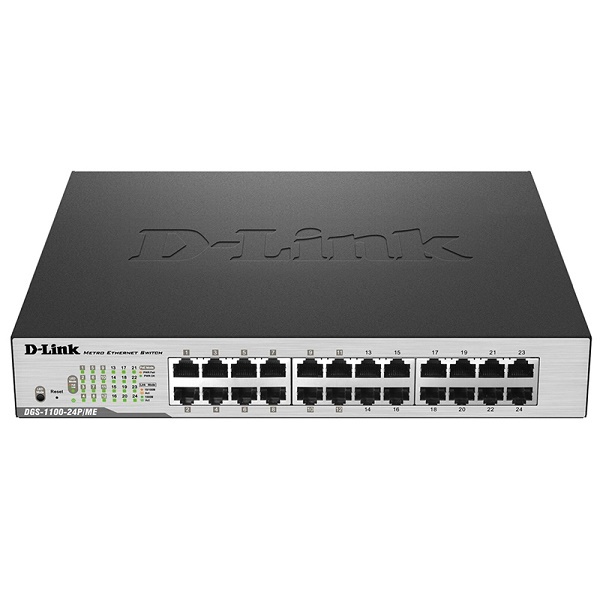 

Коммутатор D-Link DGS-1100-24P/ME 12x1GE PoE, 12x1GE, Metro Ethernet (DGS-1100-24P/ME)