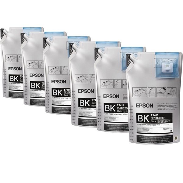 

Чернила EPSON для SC-F6200/7200 UltraChrome DS HD Black 1Lx6packs (C13T741X00)