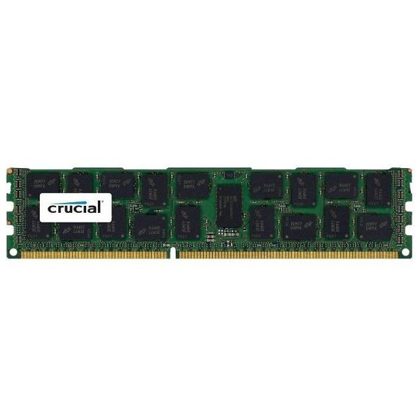 

Память серверная Micron Crucial DDR3L 1600 16GB ECC REG Dual Rank 1.35V (CT16G3ERSLD4160B)