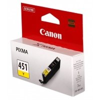 Картридж струйный CANON CLI-451Y Yellow PIXMA MG5440/MG6340 (6526B001)