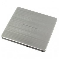 Оптический привод Hitachi-LG DVD+-R/RW USB2.0 EXT Ret Ultra Slim Silver (GP60NS60)