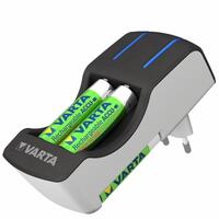 Зарядное устройство VARTA Pocket Charger + Аккумулятор NI-MH AA 2100 мАч, 4 шт. (57642101451)