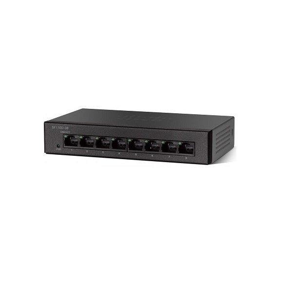 

Коммутатор Cisco SB SF110D-08HP 8-Port 10/100 PoE Desktop Switch (SF110D-08HP-EU)