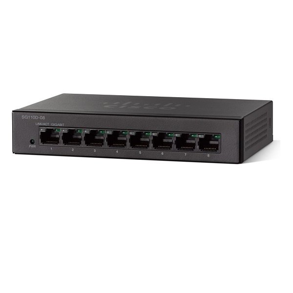 

Коммутатор Cisco SB SG110D-08 8-Port Gigabit Desktop Switch (SG110D-08-EU)