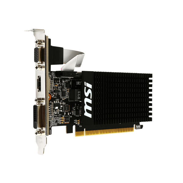 Акція на Видеокарта MSI GeForce GT 710 2GB DDR3 Low Profile (GT_710_2GD3H_LP) від MOYO