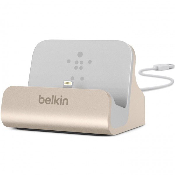 Акція на Док-станция Belkin Charge+Sync MIXIT iPhone 6s/SE Dock, Gold від MOYO