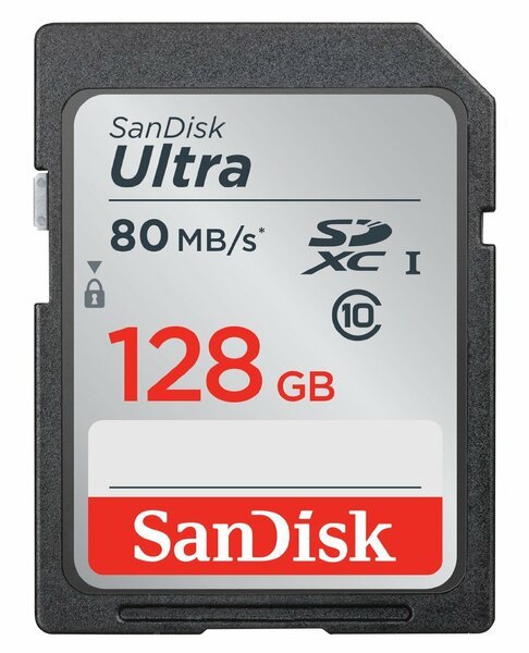 

Карта памяти SANDISK SDXC 128GB Class 10 Ultra UHS-I R80/W10 MB/s (SDSDUNC-128G-GN6IN)