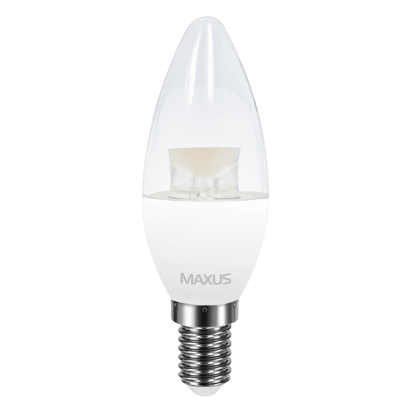 

Светодиодная лампа MAXUS C37 CL-C 4W мягкий свет 220V E14 (1-LED-5313)