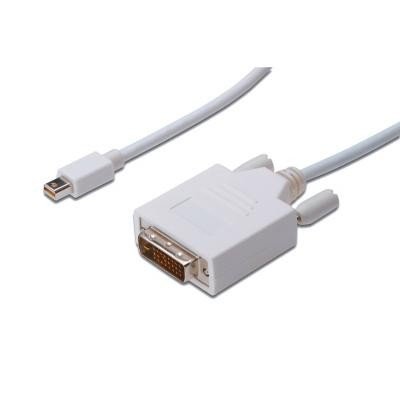 

Переходник ASSMANN MiniDisplayPort M/M DVI, 3m, white (AK-340305-030-W)