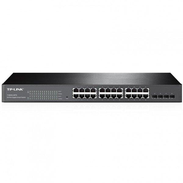 

Коммутатор TP-LINK T1600G-28TS 24 port 1Gb/4xSFP (T1600G-28TS)