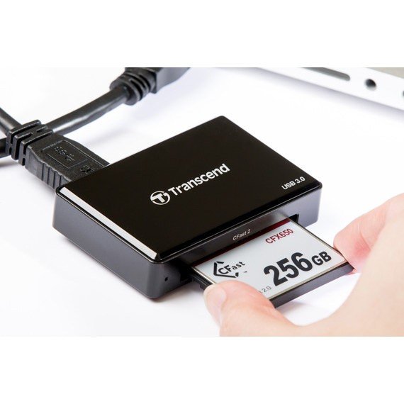 

Кардридер Transcend USB 3.0 CFast Black (TS-RDF2)