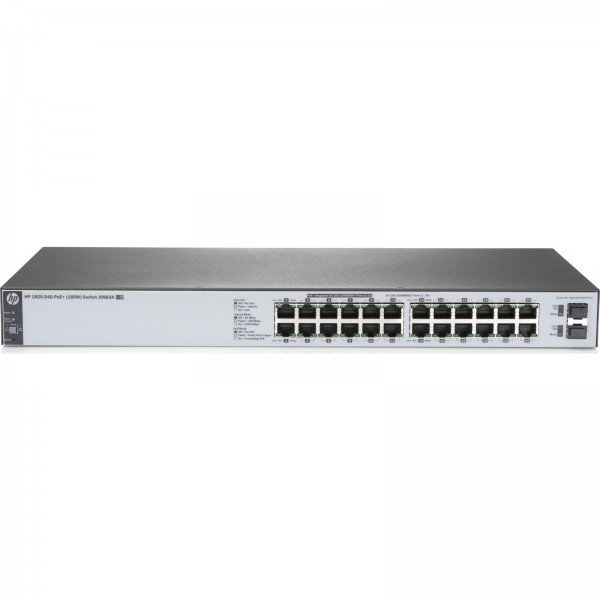 

Коммутатор HPE 1820-24G-PoE+ Smart Switch, 12xGE, 12xGE PoE+, 2xGE-SFP ports, 185W, L2, LT Warranty (J9983A)